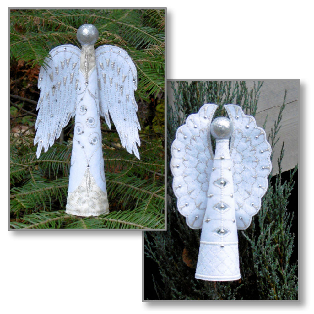 Christmas Angel Ornament with Built-In Long String Lights The Holiday Aisle