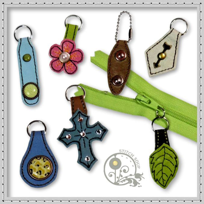Notions Zipper Pull Charm Set of 3 Quilter – The Little Shop of Stitches